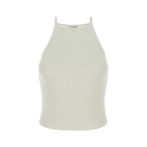 Courreges Women White Viscose Blend Tank Top